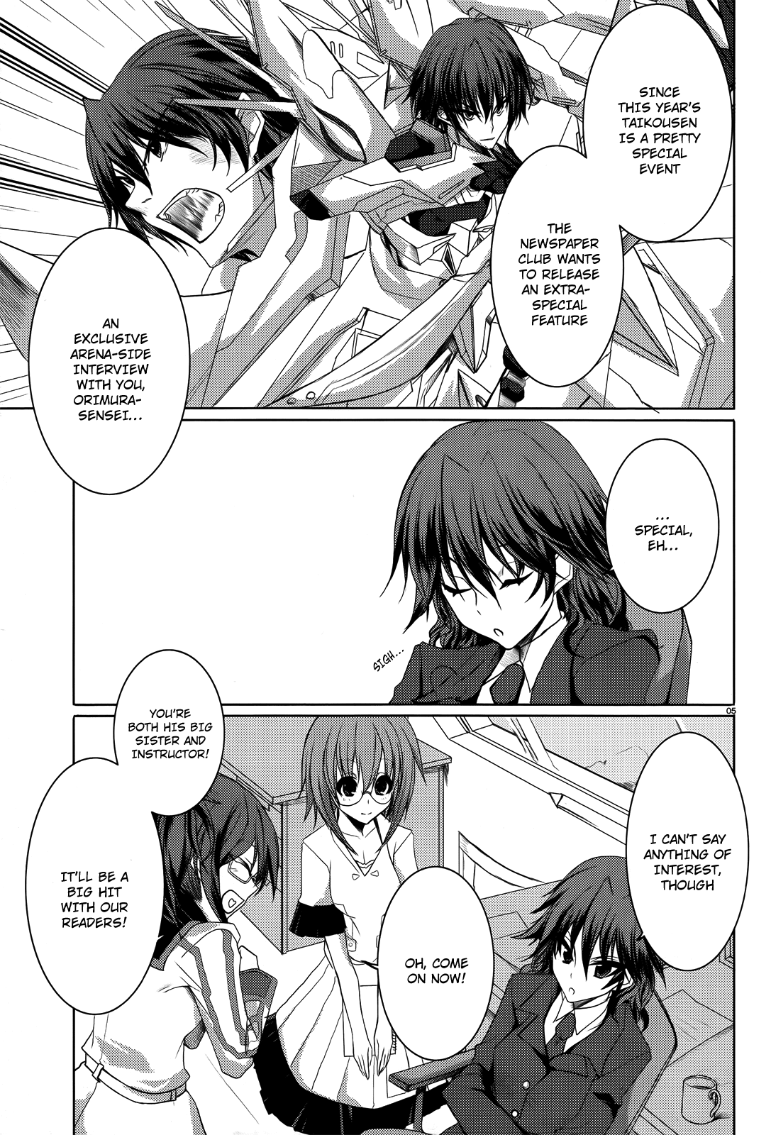 Infinite Stratos Chapter 7 page 5 - Chapter 7