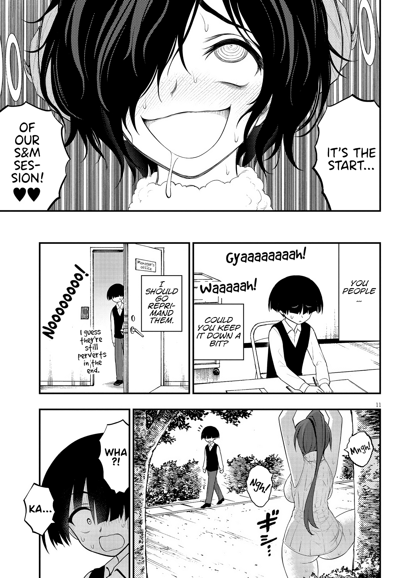 Ingoku Danchi Chapter 15 page 11 - Chapter 15: Avenger and Mega Masochist (1)