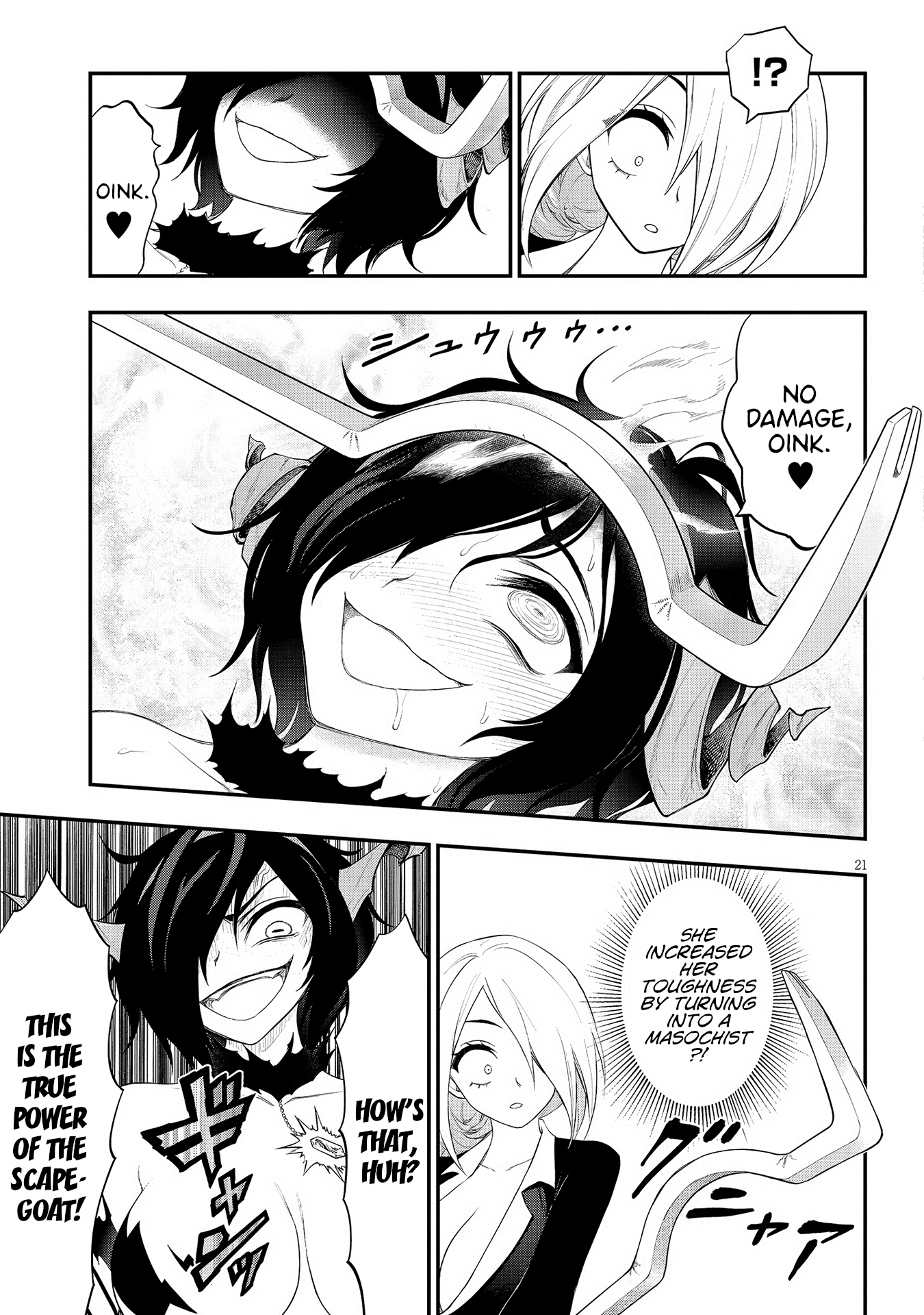 Ingoku Danchi Chapter 19 page 21 - Chapter 19: Avenger and Mega Masochist (5)