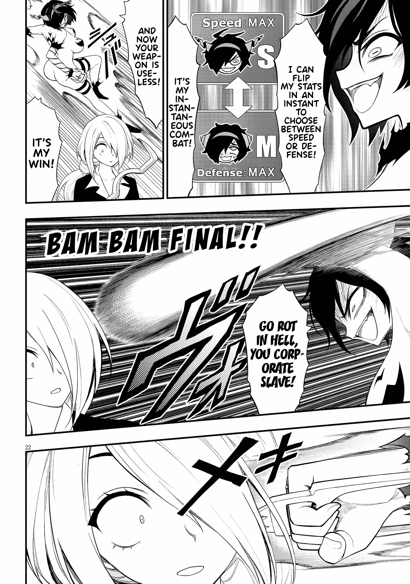 Ingoku Danchi Chapter 19 page 22 - Chapter 19: Avenger and Mega Masochist (5)