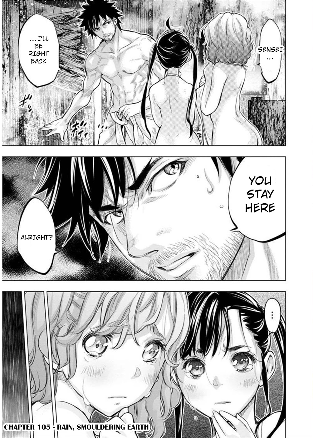 Ingoshima Chapter 105 page 1 - Chapter 105: Rain, Smouldering Earth