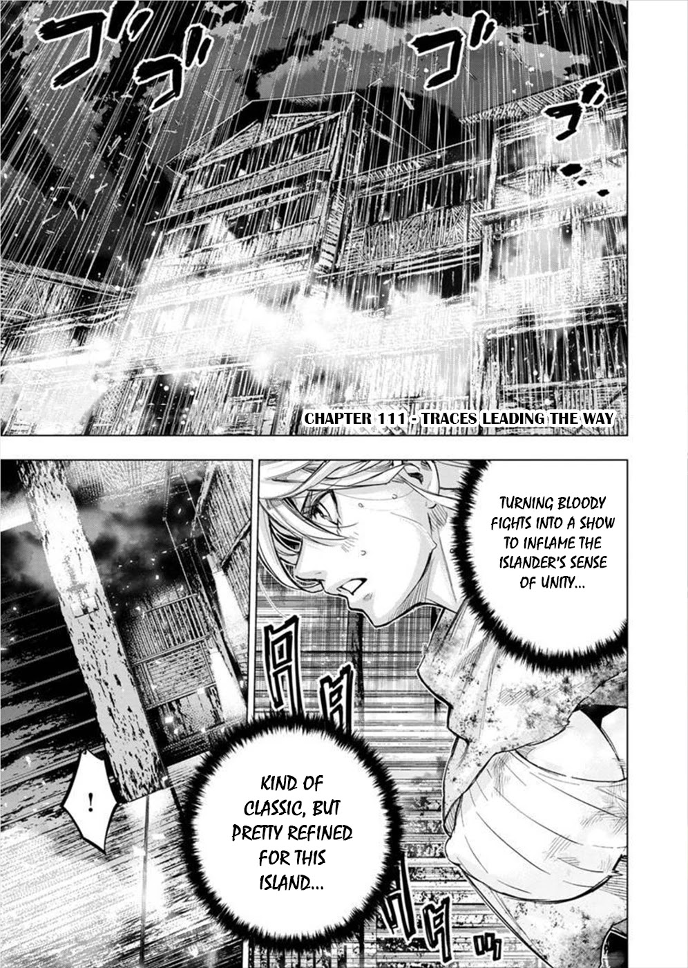 Ingoshima Chapter 111 page 1 - Chapter 111: Traces Leading the Way