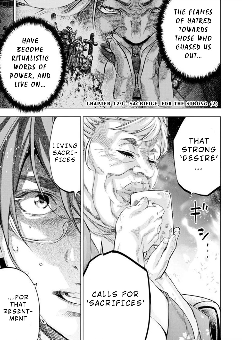 Ingoshima Chapter 129 page 1 - Chapter 129: Sacrifice, For the Strong (2)