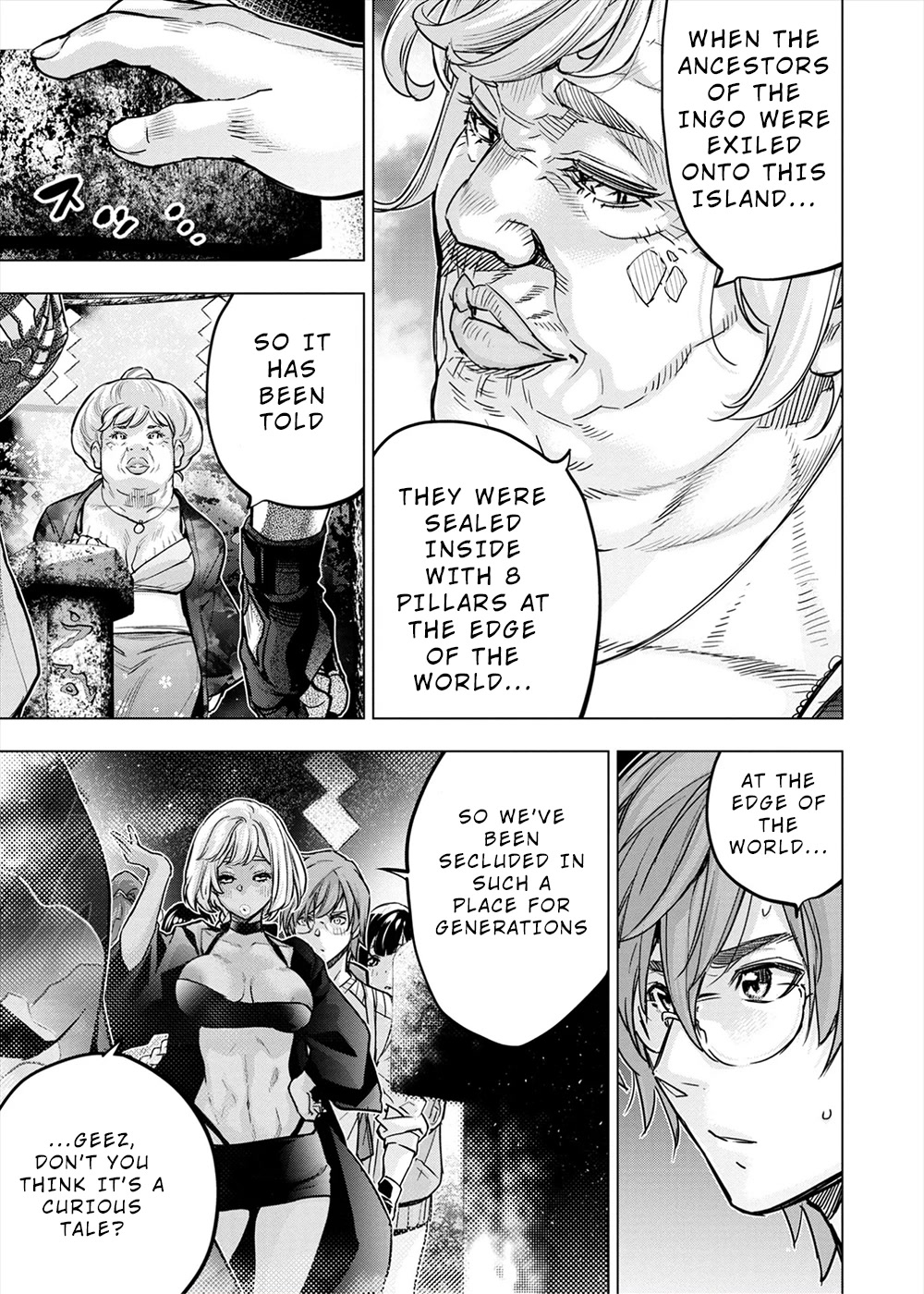 Ingoshima Chapter 154 page 17 - Chapter 154: The Pillar Where the Spirit Sleeps (#93)
