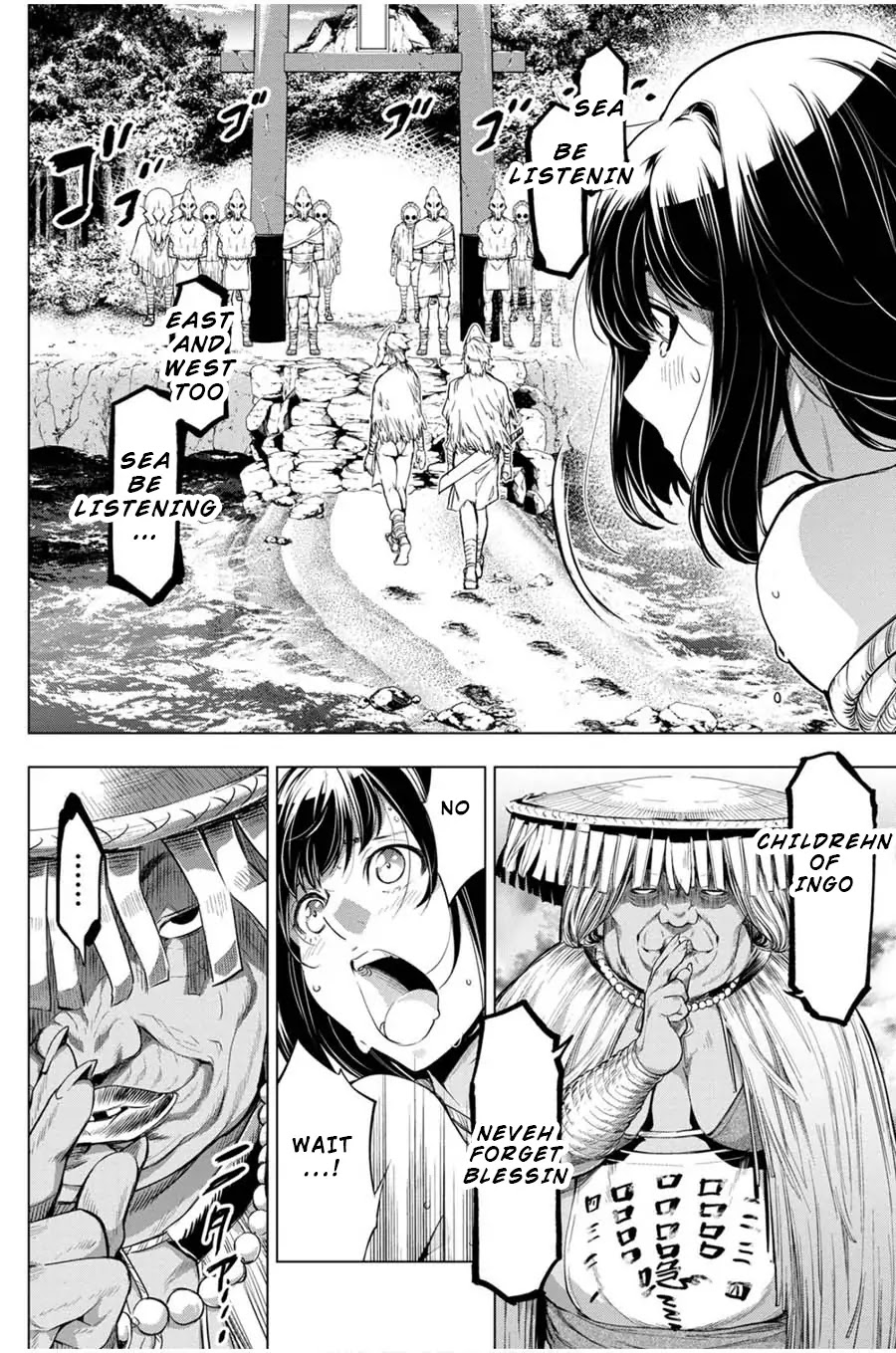 Ingoshima Chapter 16 page 8 - Chapter 16: The White Feathered Arrow is Visitor From Afar
