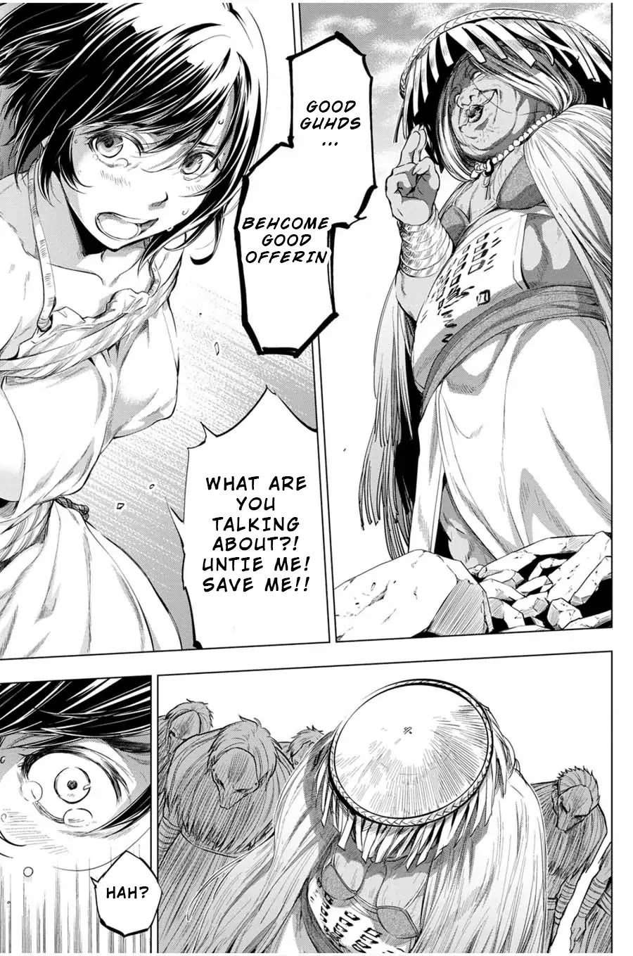 Ingoshima Chapter 16 page 9 - Chapter 16: The White Feathered Arrow is Visitor From Afar