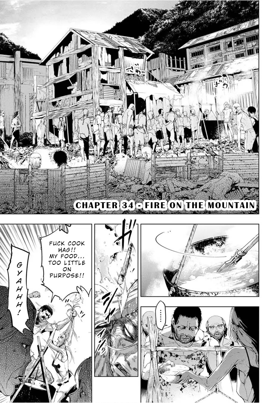 Ingoshima Chapter 34 page 1 - Chapter 34: Fire on the Mountain