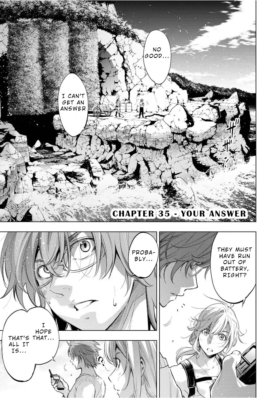 Ingoshima Chapter 35 page 1 - Chapter 35: Your Answer