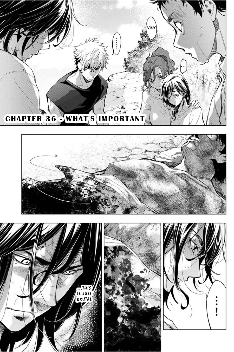 Ingoshima Chapter 36 page 1 - Chapter 36: What's Important