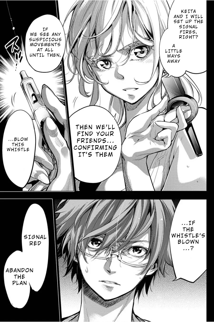 Ingoshima Chapter 37 page 13 - Chapter 37: Friends, Come Back Alive