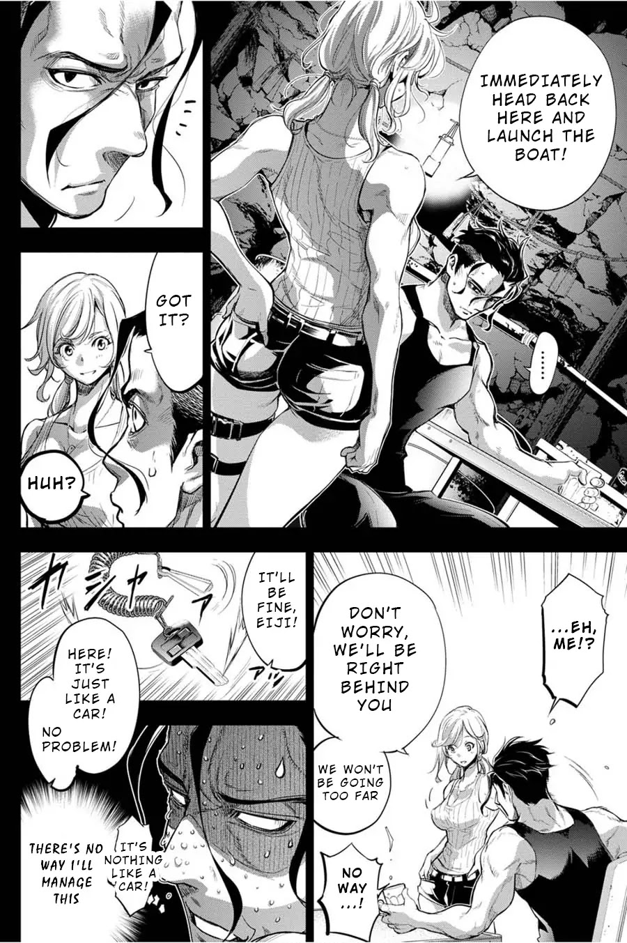 Ingoshima Chapter 37 page 14 - Chapter 37: Friends, Come Back Alive