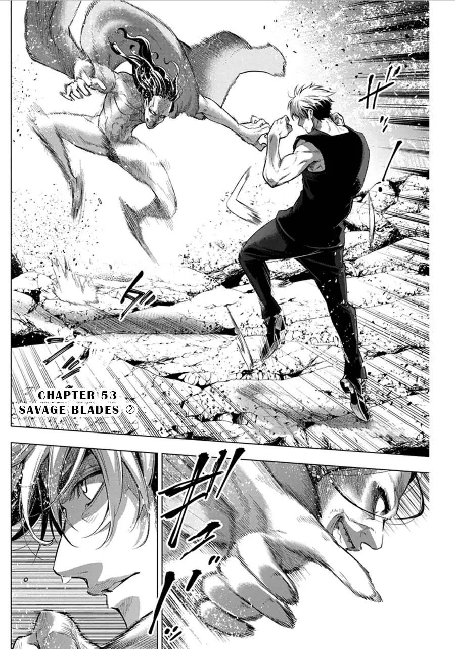 Ingoshima Chapter 53 page 1 - Chapter 53: Savage Blades (Part 2)