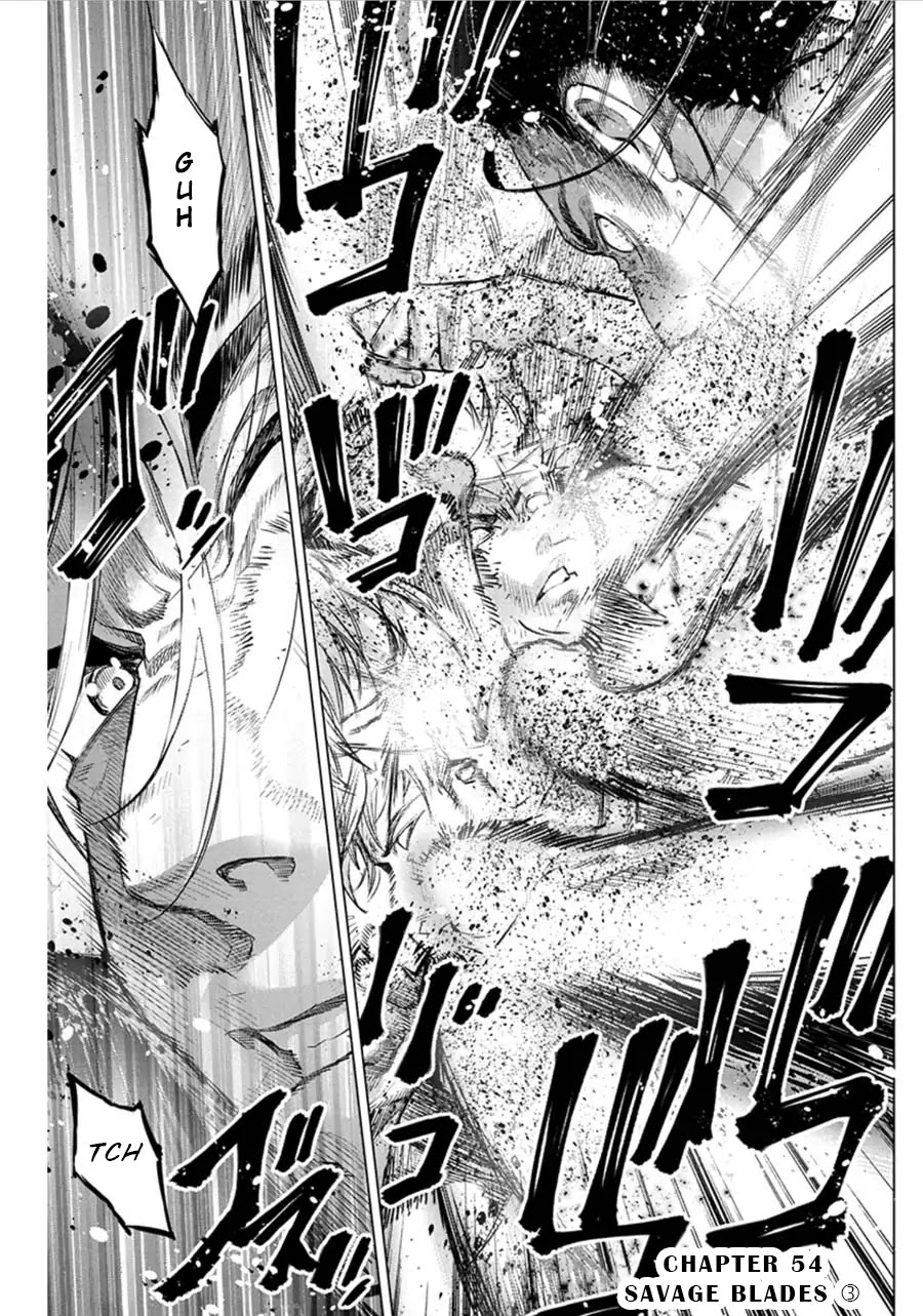 Ingoshima Chapter 54 page 1 - Chapter 54: Savage Blades (Part 3)
