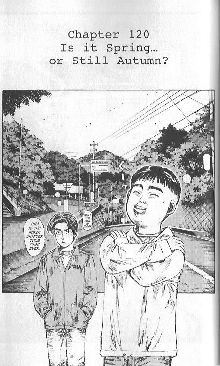 Initial D Chapter 120 page 1 - Chapter 120