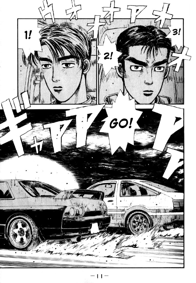Initial D Chapter 22 page 11 - Chapter 22: Takumi's Full Throttle Drift
