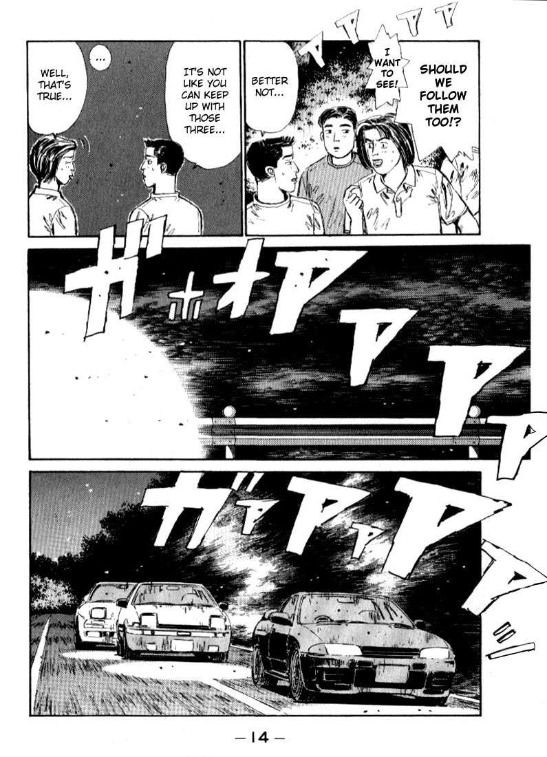 Initial D Chapter 22 page 14 - Chapter 22: Takumi's Full Throttle Drift