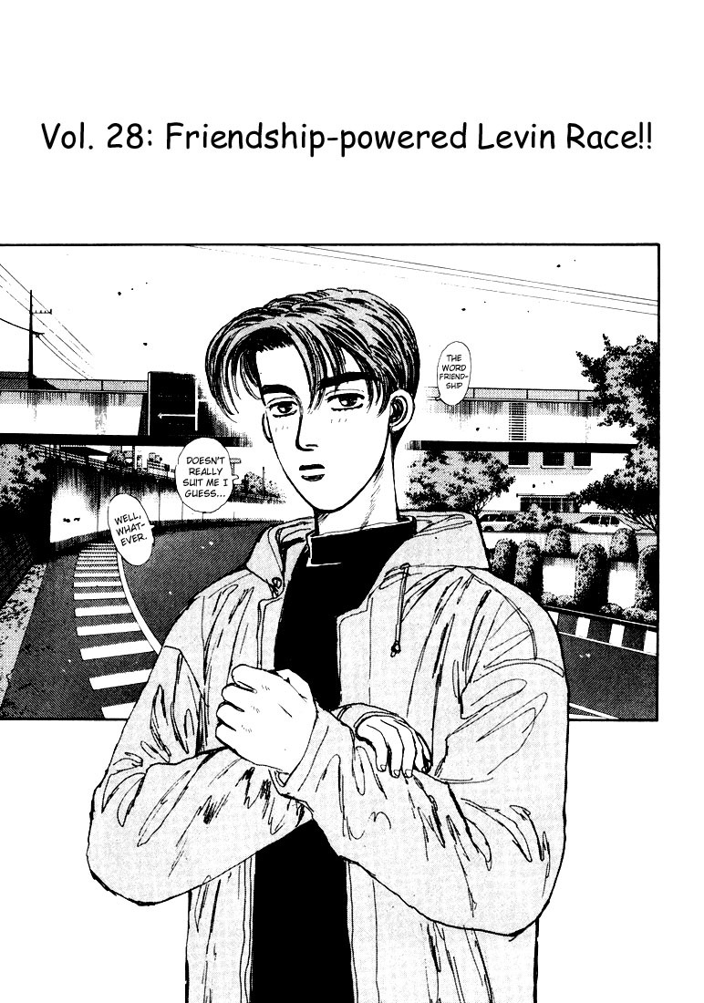 Initial D Chapter 28 page 1 - Chapter 28: Friendship-Power Levin Race!!