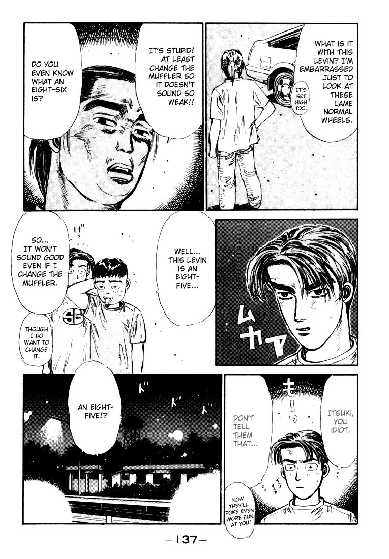 Initial D Chapter 28 page 15 - Chapter 28: Friendship-Power Levin Race!!