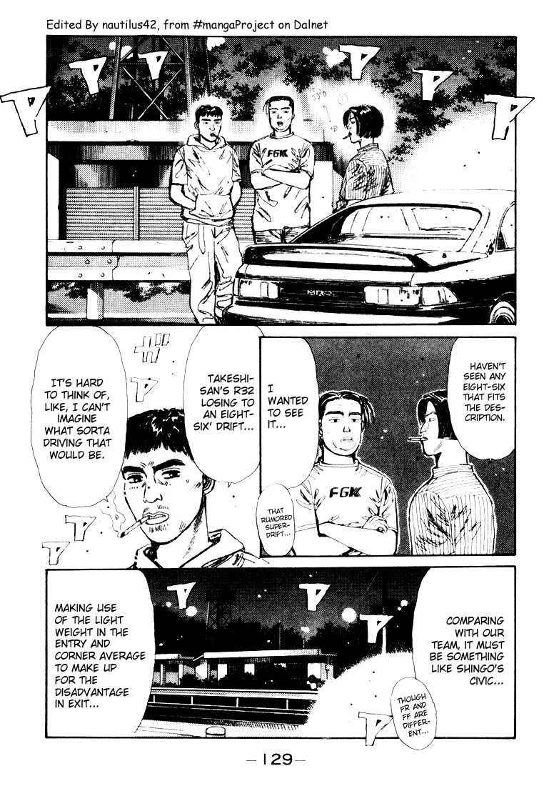 Initial D Chapter 28 page 7 - Chapter 28: Friendship-Power Levin Race!!