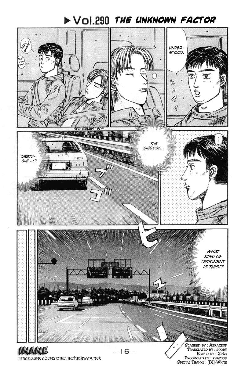 Initial D Chapter 290 page 1 - Chapter 290