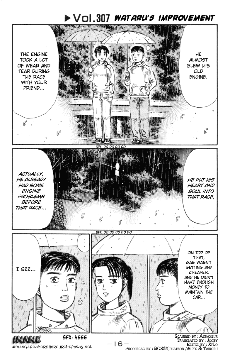 Initial D Chapter 307 page 1 - Chapter 307