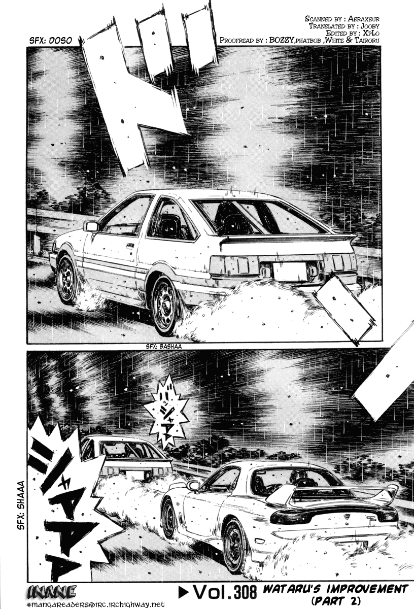 Initial D Chapter 308 page 1 - Chapter 308