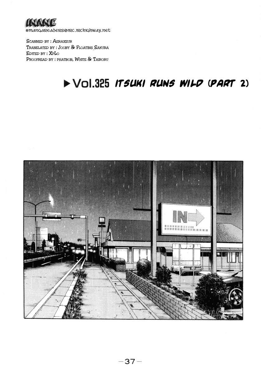 Initial D Chapter 325 page 1 - Chapter 325