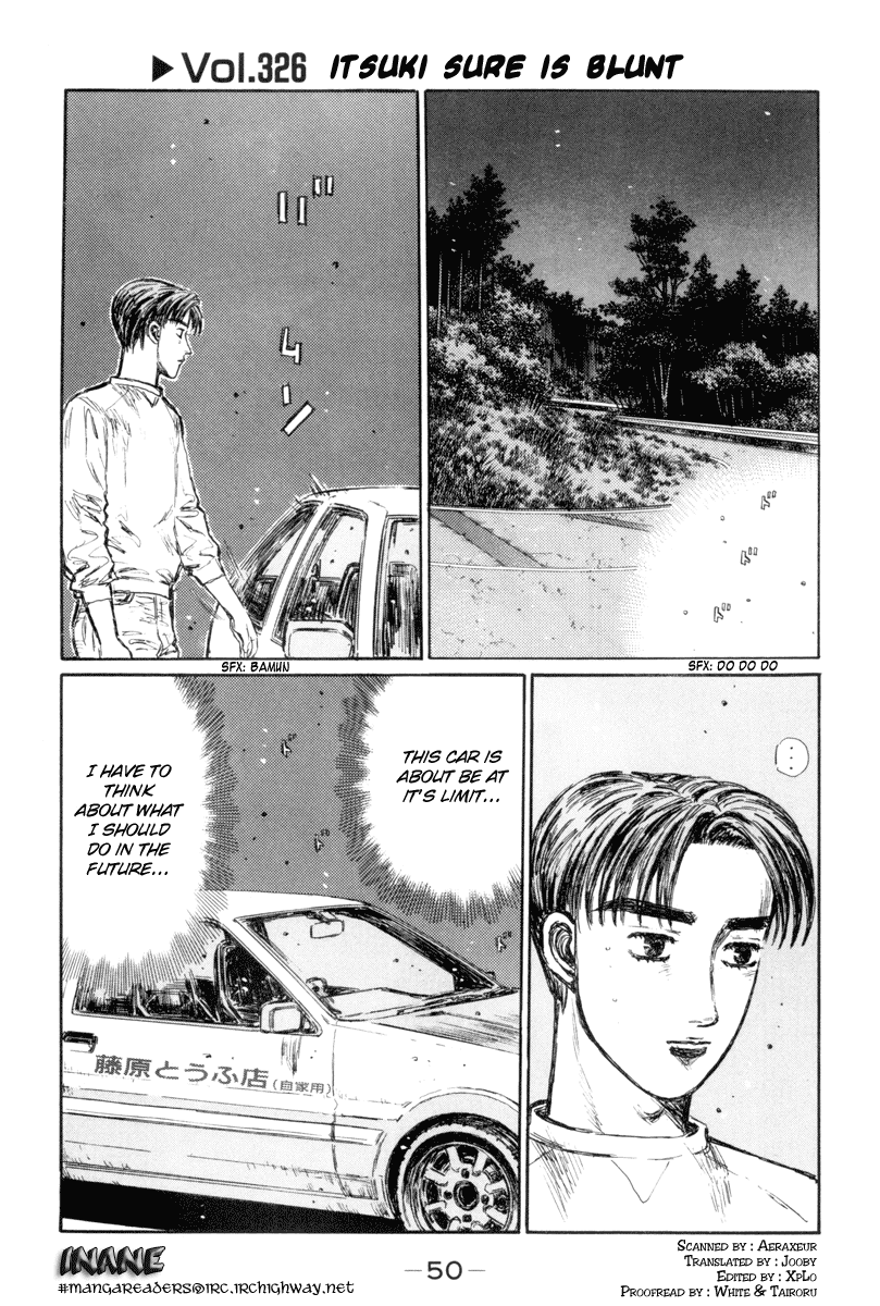 Initial D Chapter 326 page 1 - Chapter 326
