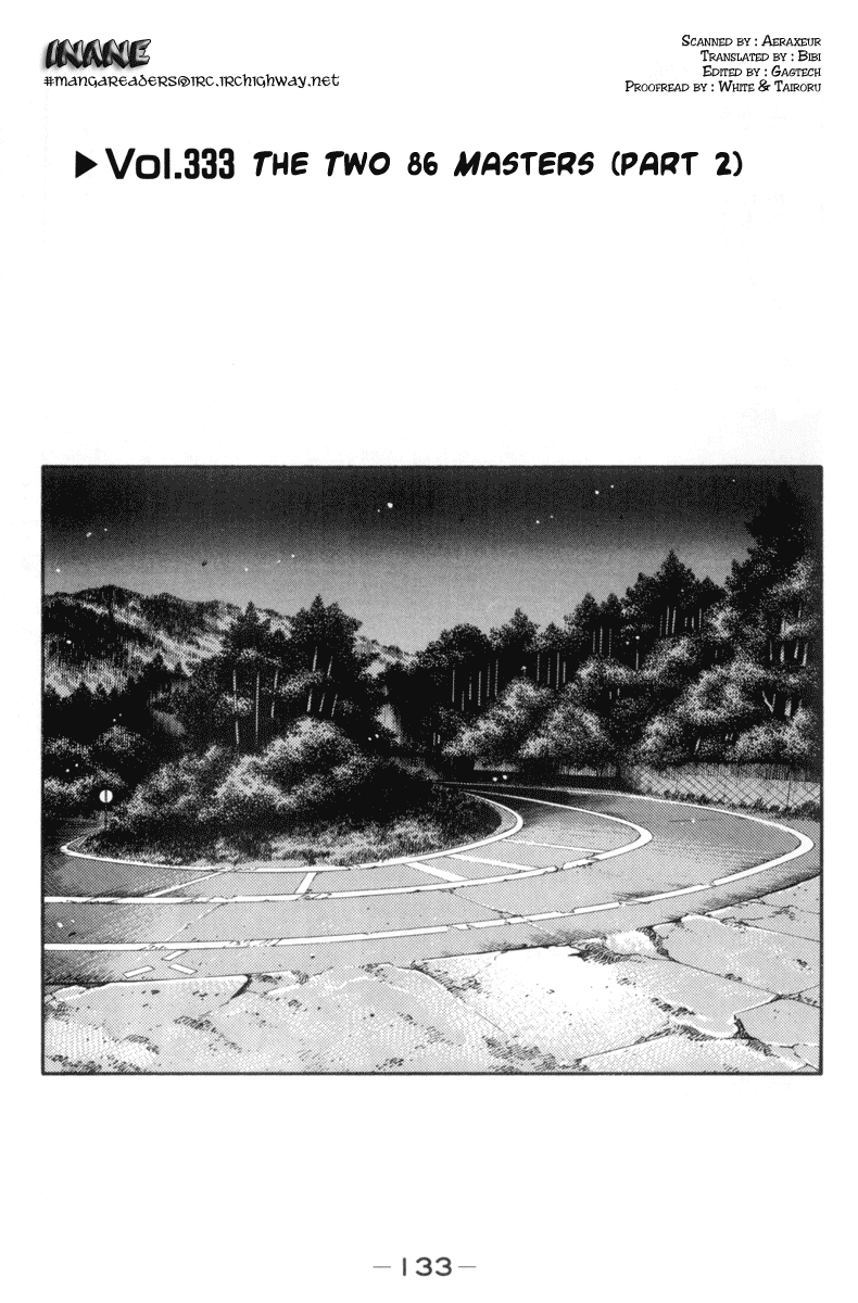 Initial D Chapter 333 page 1 - Chapter 333