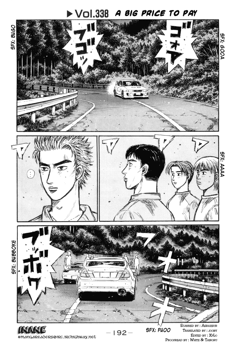 Initial D Chapter 338 page 1 - Chapter 338