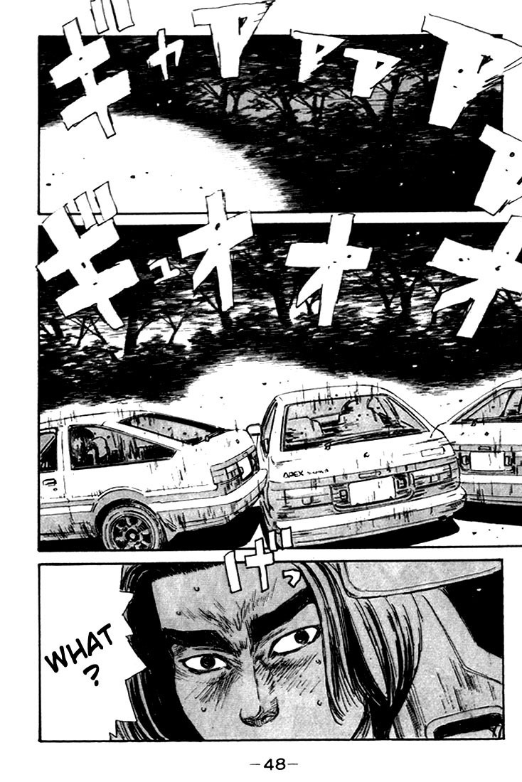 Initial D Chapter 35 page 4 - Chapter 35: Counter Attack! Art of Downhill!
