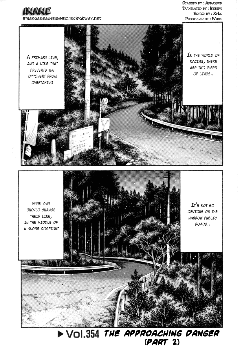Initial D Chapter 354 page 1 - Chapter 354