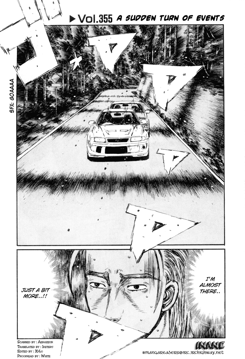 Initial D Chapter 355 page 1 - Chapter 355