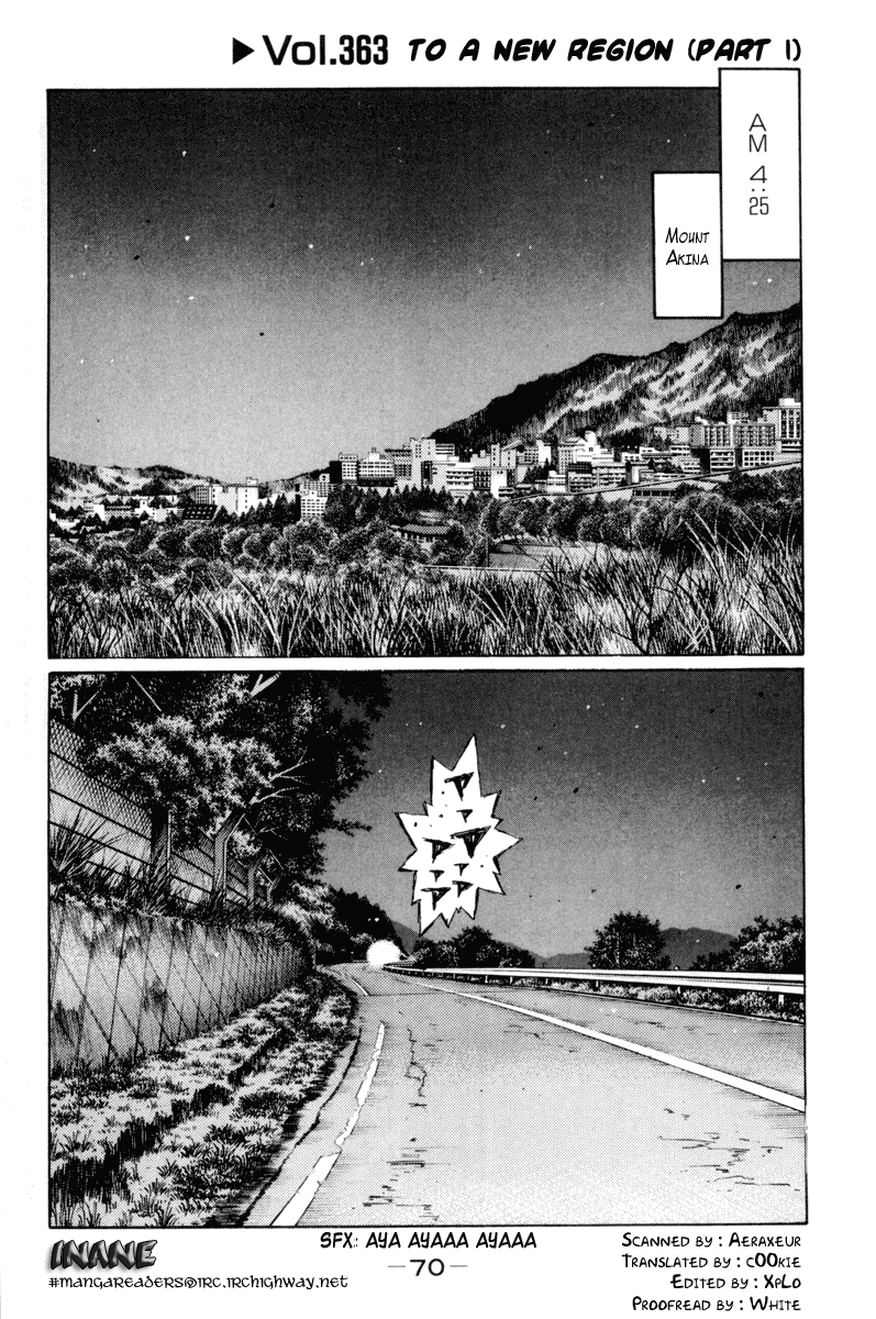 Initial D Chapter 363 page 1 - Chapter 363