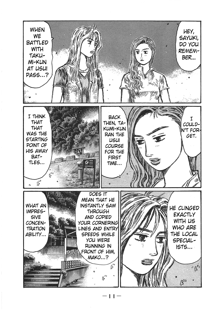 Initial D Chapter 689 page 11 - Chapter 689: He's Keeping Up?!