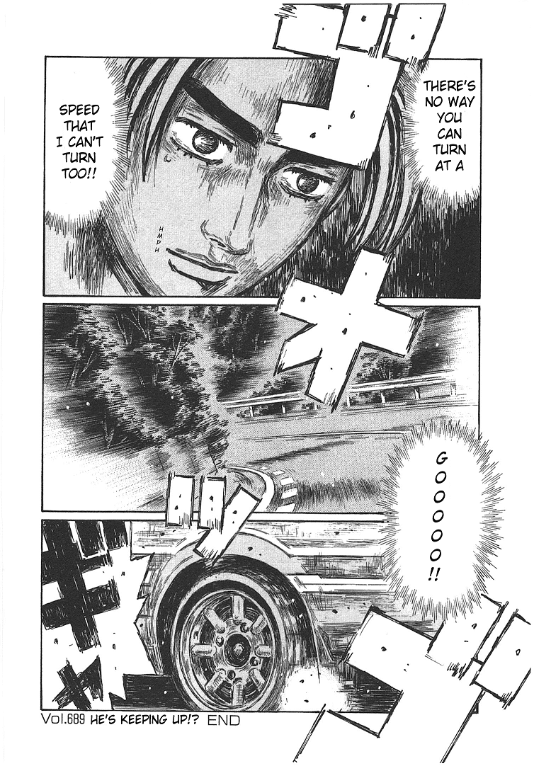 Initial D Chapter 689 page 14 - Chapter 689: He's Keeping Up?!