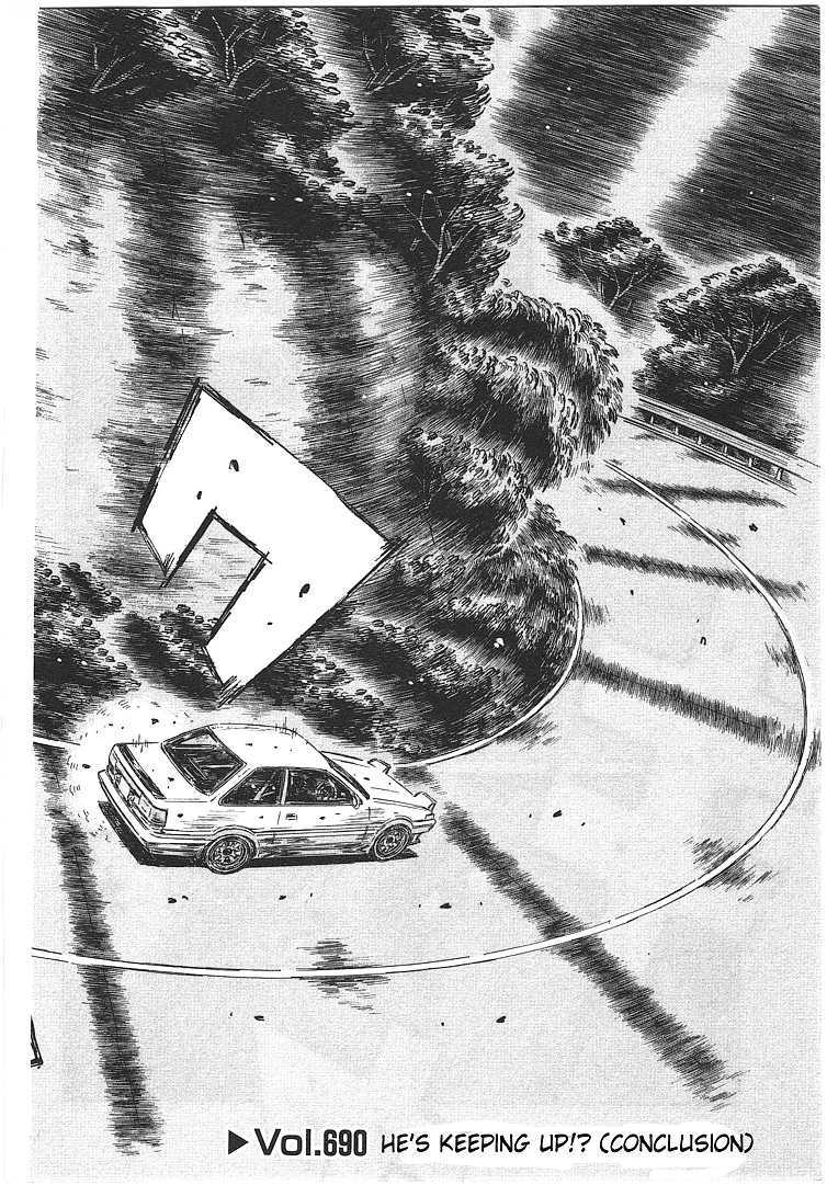 Initial D Chapter 690 page 2 - Chapter 690: He's Keeping Up?! (Conclusion)