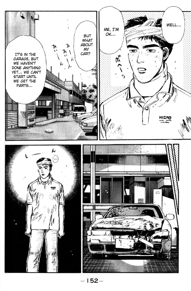 Initial D Chapter 7 page 10 - Chapter 7: Oh No! Iketani Crashes!!