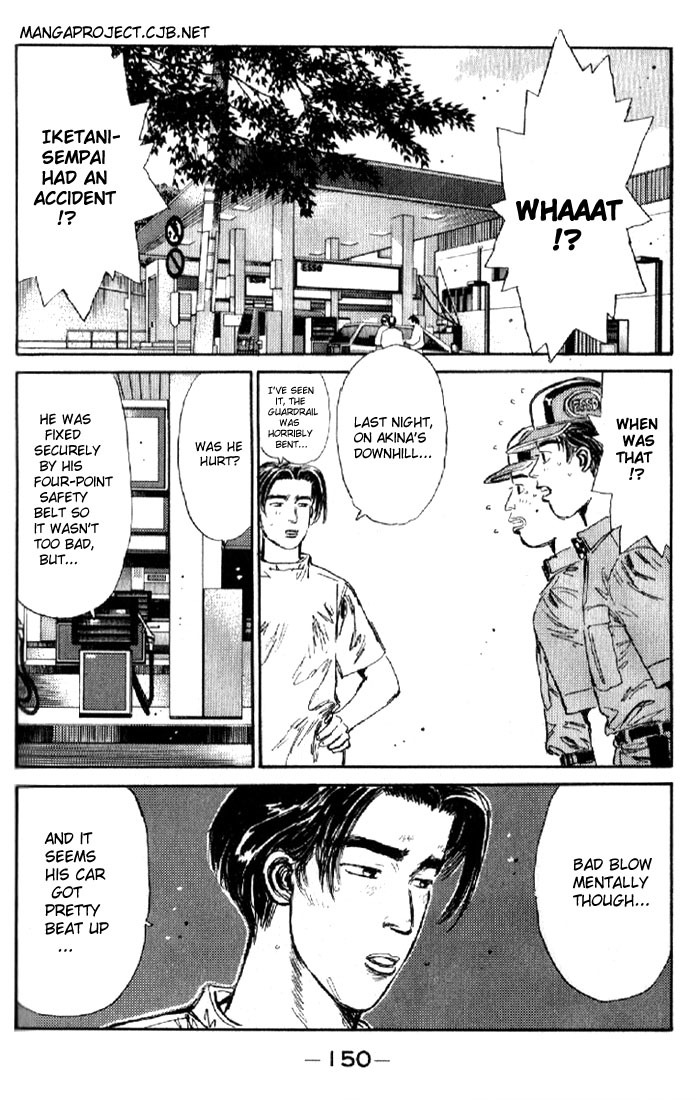Initial D Chapter 7 page 8 - Chapter 7: Oh No! Iketani Crashes!!