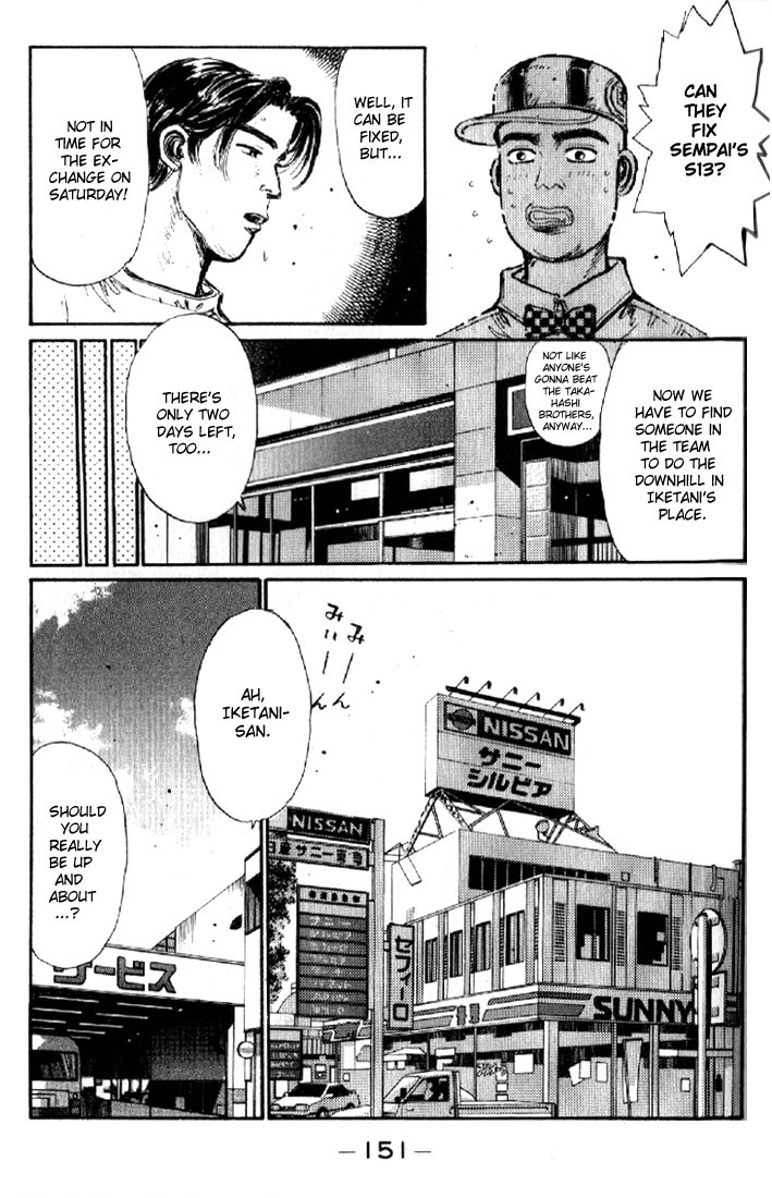 Initial D Chapter 7 page 9 - Chapter 7: Oh No! Iketani Crashes!!