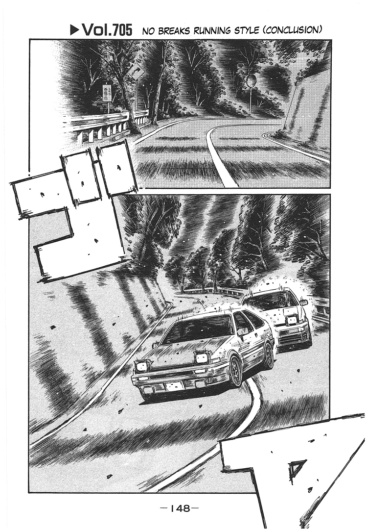 Initial D Chapter 705 page 1 - Chapter 705: No Breaks Running Style (Conclusion)
