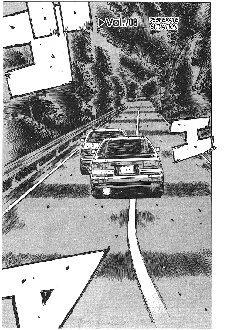 Initial D Chapter 708 page 1 - Chapter 708: Desperate Situation