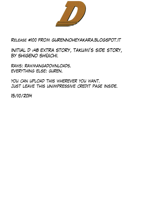 Initial D Chapter 719.7 page 43 - Chapter 719.7: Takumi's Die Story