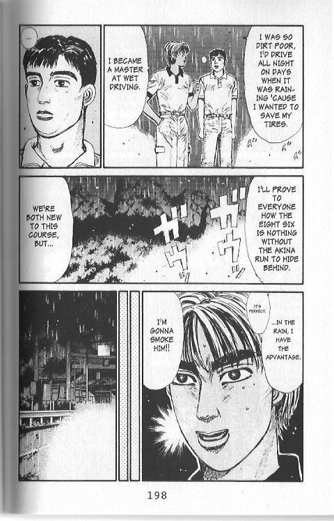 Initial D Chapter 75 page 6 - Chapter 75: Partial Showers in the Mountains