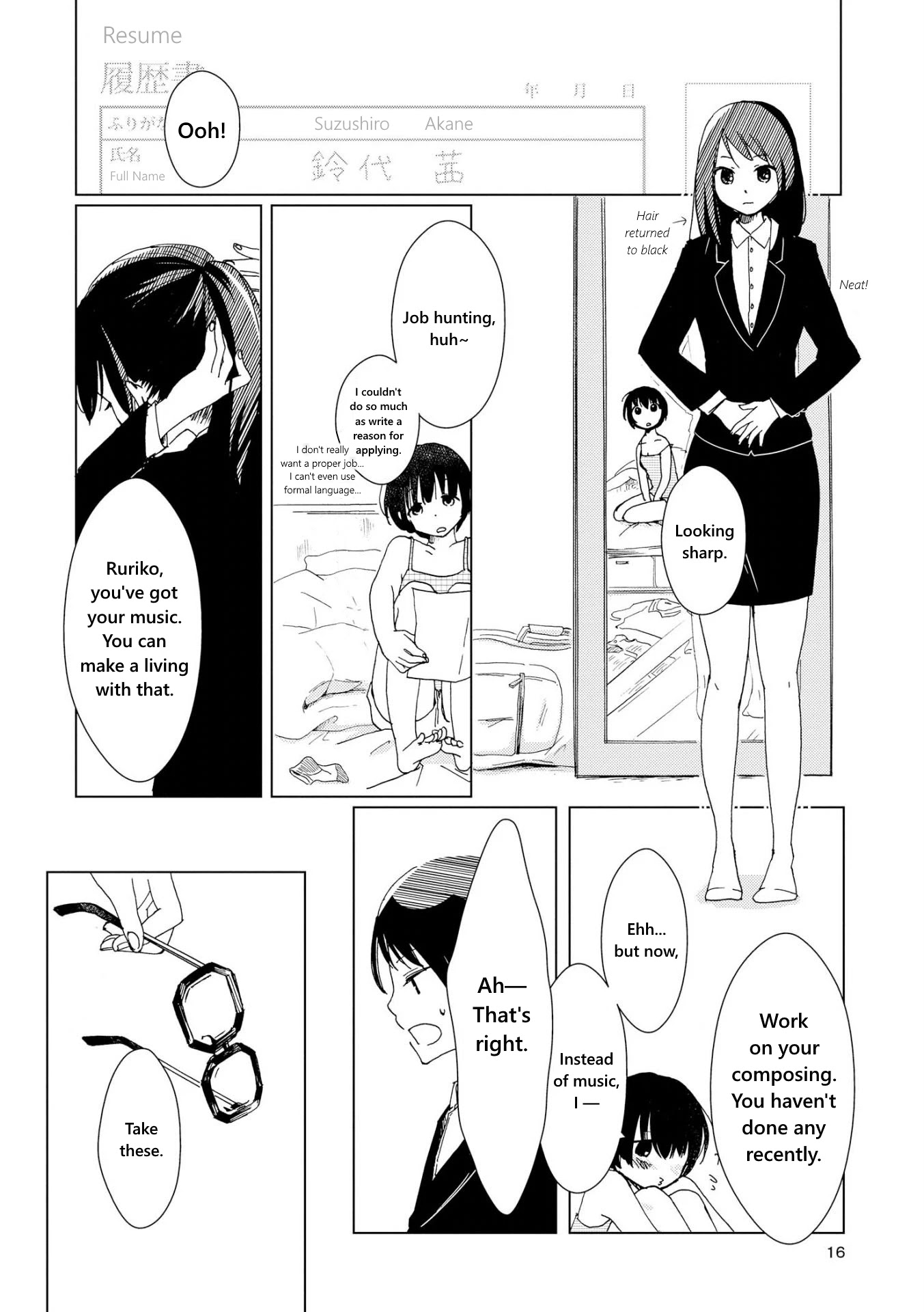 Innocent Noise Chapter 1 page 16 - Chapter 1: I Don't Care About the Music
