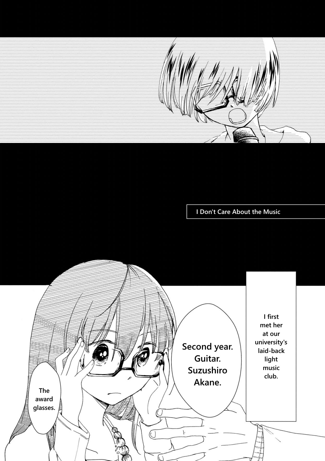 Innocent Noise Chapter 1 page 6 - Chapter 1: I Don't Care About the Music