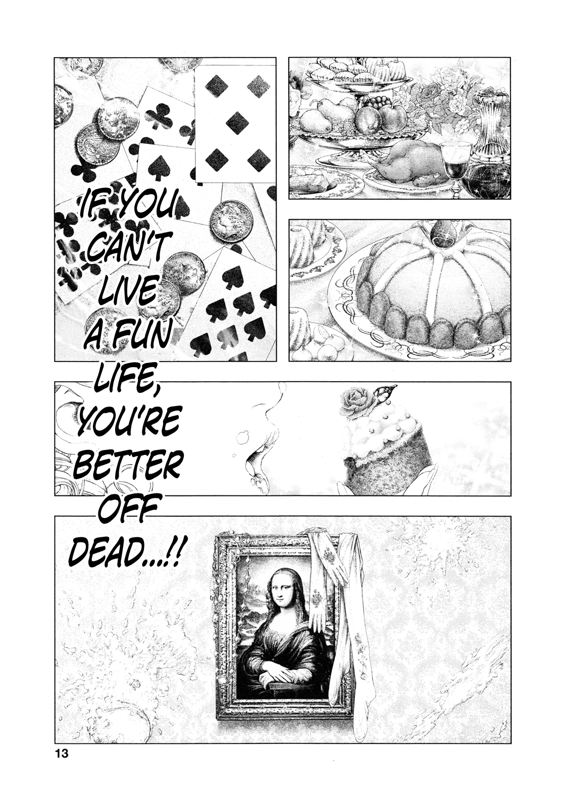 Innocent Rouge Chapter 57.5 page 11 - Gaiden - Queen Antoinette Visits the Mona Lisa