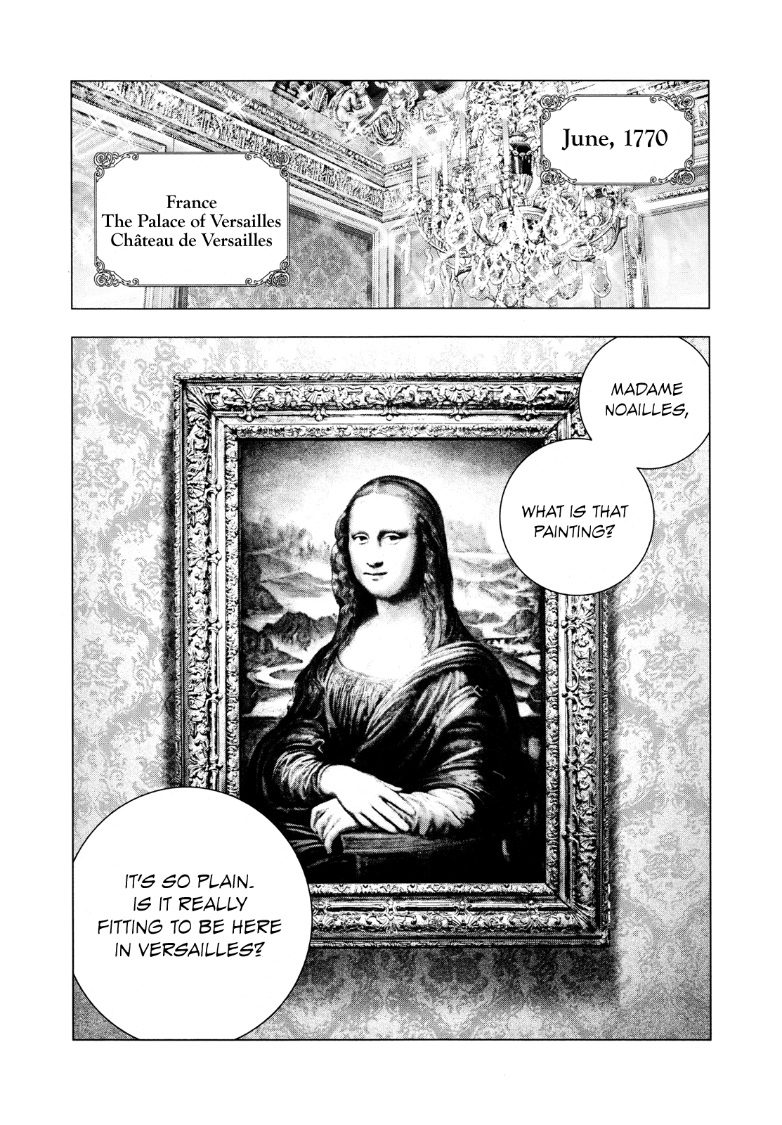 Innocent Rouge Chapter 57.5 page 8 - Gaiden - Queen Antoinette Visits the Mona Lisa