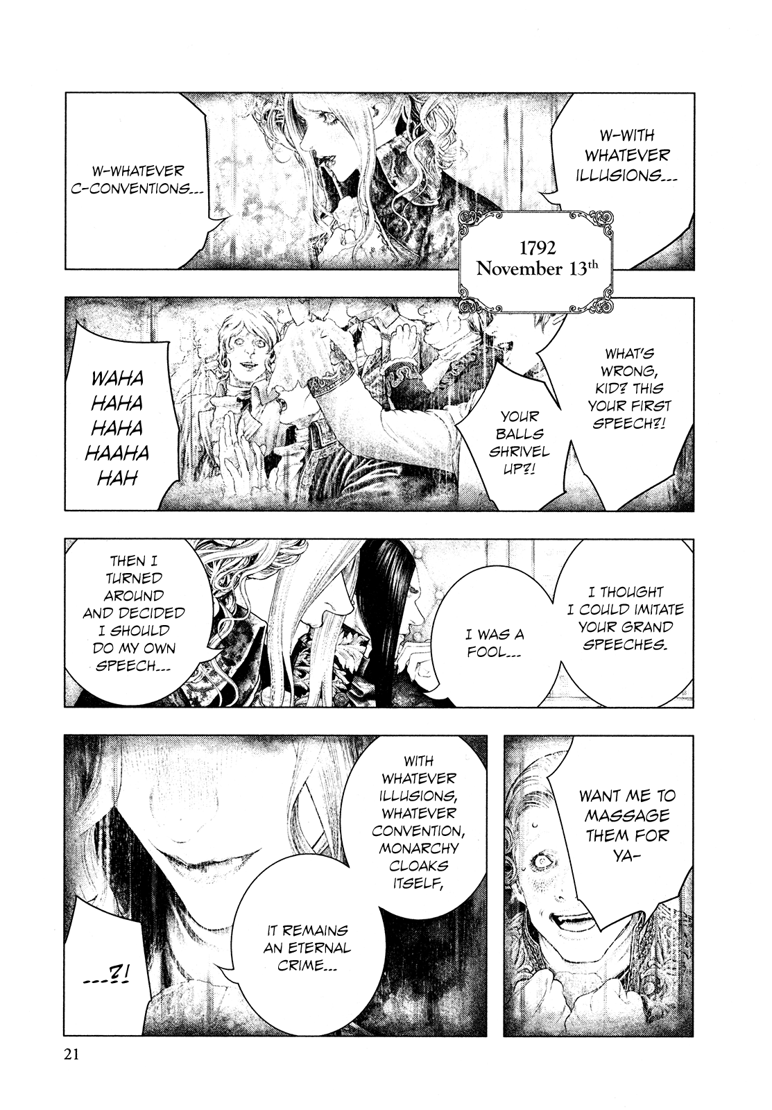 Innocent Rouge Chapter 58 page 23 - Chapter 58 - The Morning of Louis Capet's Execution (1)