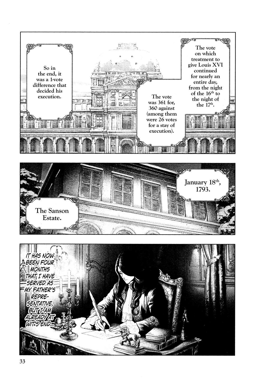 Innocent Rouge Chapter 58 page 34 - Chapter 58 - The Morning of Louis Capet's Execution (1)